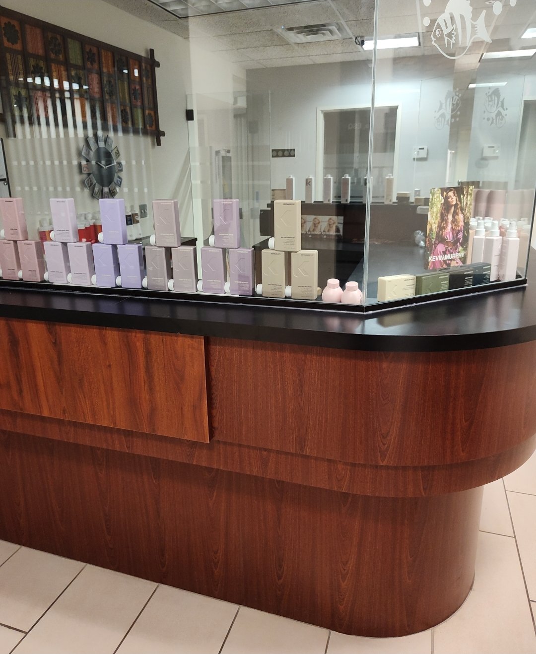 Kevin Murphy retail display at Karl Vasquez Salon